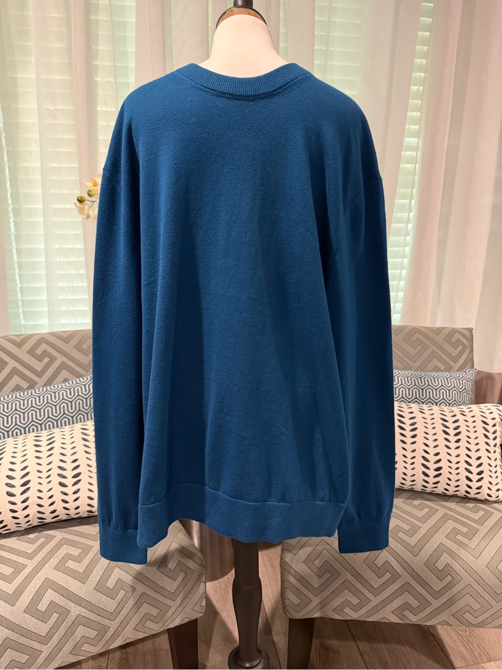 Banana Republic Factory Men's Crewneck Sweater in Deep Teal, NWT, 2X